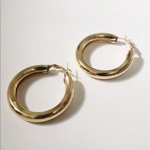 Gold 90s Hoops